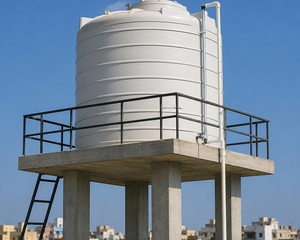 Overhead Water Tank Cleaning